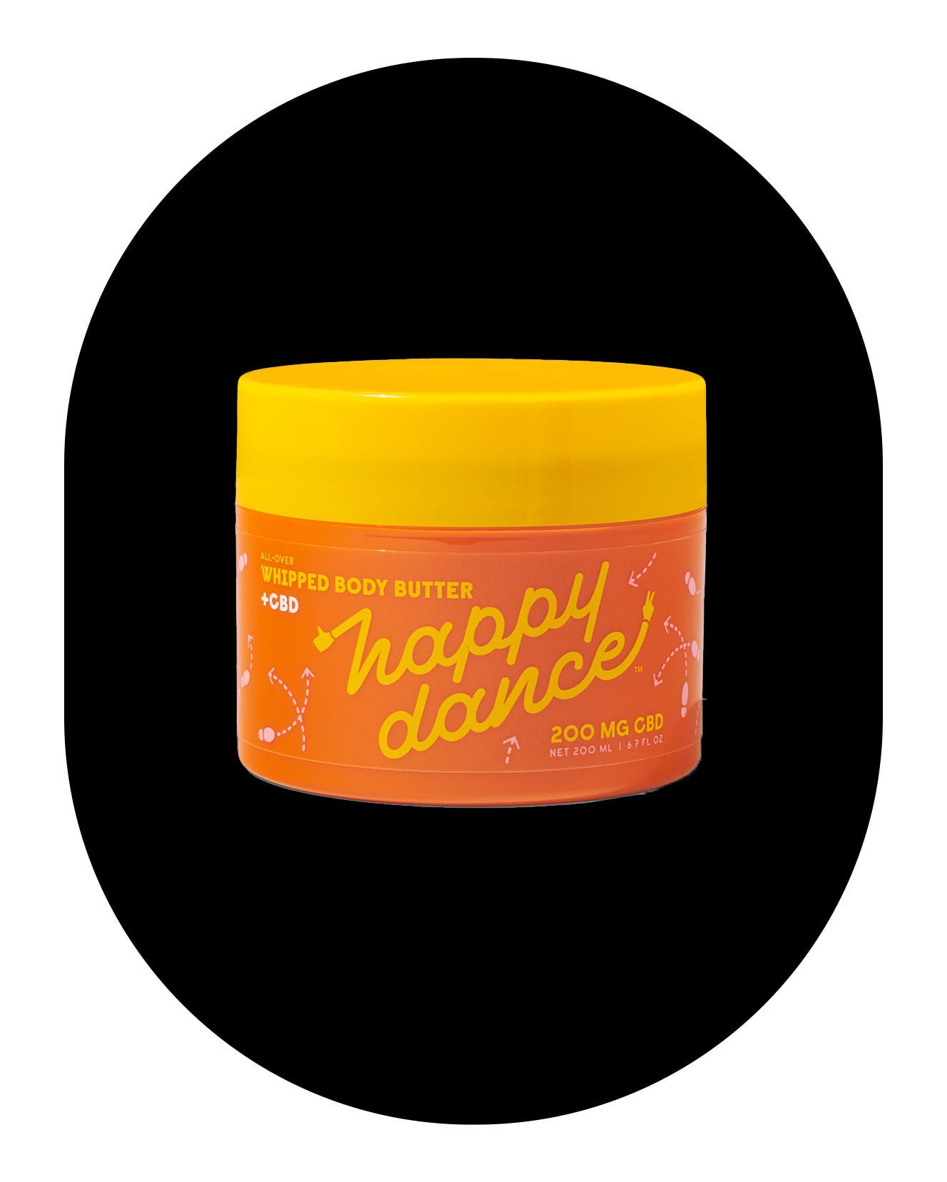 Happy Dance CBD All-Over Whipped Body Butter